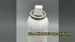 Pompe aérosol à brume fine de 0,12 cc pour la coiffure