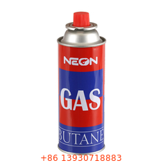 Diamètre droit vide de bidon en métal de bidon de gaz de butane de camping de mur droit 65mm