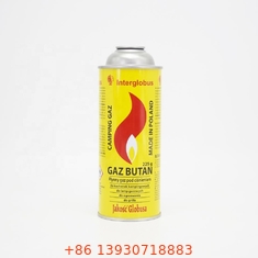 Bidon de gaz butane propane sans fuite en fer blanc bidon de carburant butane 65 mm