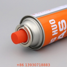 Bouteille de gaz au butane de 65 x 158 mm pour l'industrie avec logo personnalisable
