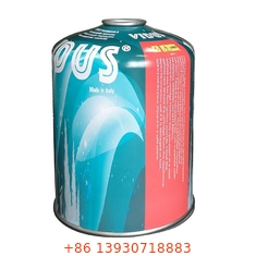 Des bouteilles de gaz de propane-butane à haute performance pour les grillons extérieurs ¥ 350g, soupape de raccordement facile