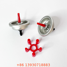 Métal standard de valve de recharge d'allumeur de gaz et matière plastique pour des boîtes d'allumeur de gaz