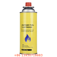 stockage de transport facile du butane 227g de gaz de boîte métallique de cartouche portative de gaz