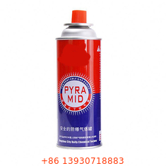 Boîte métallique rechargeable adaptée aux besoins du client de cuisinière à gaz du butane 220g pour des fourneaux de cassette de lanternes