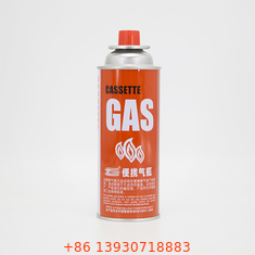 CMYK imprimant la boîte métallique rechargeable de gaz de butane pour la capacité du fourneau de camping 400ml