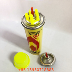 la boîte métallique de bouteilles de gaz de fourneau de camping du butane 80ml remplit écologique