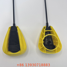 Apporteuse de pulvérisation d'aérosol de la buse avec support en caoutchouc POM pour tube d'extension