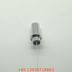 Pompe à parfum de luxe haut de gamme pour marques prestigieuses avec collerette en aluminium personnalisable