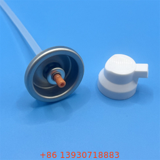 Valve en fer-blanc durable pour mousse à raser avec tube plongeur de longueur personnalisée