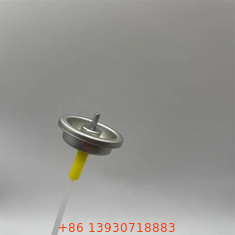 Valve à aérosol mesurée Type de valve mesurée Taux de pulvérisation 120mcl Argent