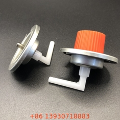 Valve à gaz au butane à soupape droite avec fil de sortie NPT de 1/4 de pouce et joint extérieur Buna