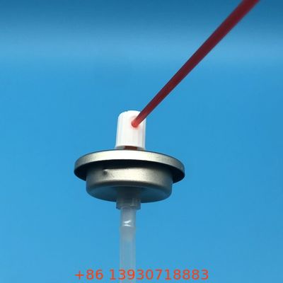 Precision Fuel Injector Cleaner Aerosol Spray Valve With Chemical-Resistant Gasket