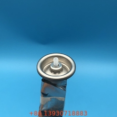 Aérosol à soupape de cylindre en argent sur mesure avec technologie anti-fuite