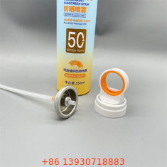 Bouteille de crème solaire de taille de voyage avec vanne actionnée - Protection pratique en déplacement - Formule approuvée par la TSA