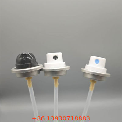 Valve de pulvérisation antitranspirante à brume soyeuse de qualité supérieure pour les marques de soins personnels de luxe avec actionneur tactile et technologie de pulvérisation omnidirectionnelle