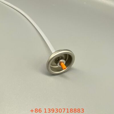 Valve de pulvérisation d'aérosol de shampooing sec conçue pour la distribution de particules fines
