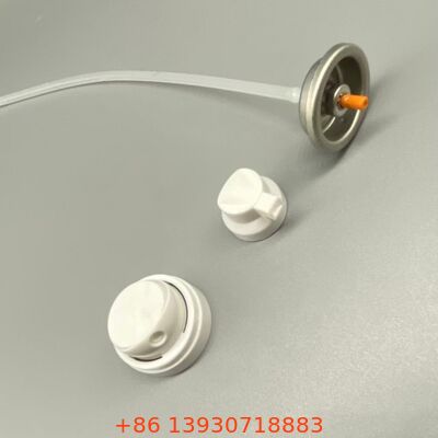 Valve de pulvérisation d'aérosol de shampooing sec avec une atomisation constante, un débit stable et des performances sans résidus
