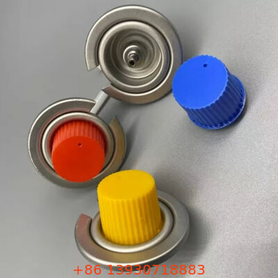 Valve à gaz butane en fer blanc de 1 pouce anti-fuite pour réchauds portables et chalumeaux