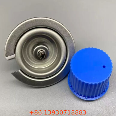 Vanne de gaz industrielle de 1 pouce pour cuisinière d'extérieur avec capuchon de sécurité rouge