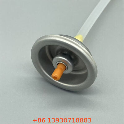 Valve pour insecticide aérosol à base d'eau avec contrôle de débit réglable, joint étanche et construction durable pour formulations botaniques