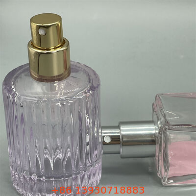 Pompes à parfums en aluminium mat, buse de pulvérisation de parfums métalliques pour bouteille de parfums cosmétiques