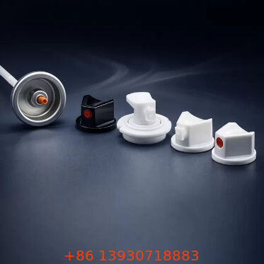 Valve d'aérosol de peinture mâle pré-colorée avancée pour emballage visuellement unifié