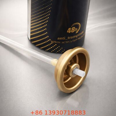 Vanne aérosol pour déodorant corporel en aluminium de 2,5 cm avec contrôle de pulvérisation de précision pour soins personnels à brume fine