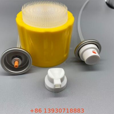 Ventilateur aérosol professionnel de nettoyage de mousse avec bouchon de pinceau de frottement pour le détail automobile