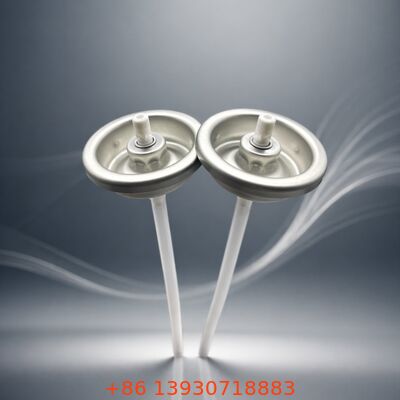 Valve aérosol à poudre de fer-blanc pour shampooing sec à usage droit ou inversé et formulations à base d'alcool