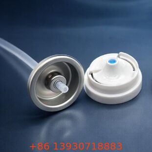 Valve de pulvérisation d'aérosol d'un pouce avec actionneur en plastique et buse réglable pour applications de spray déodorant