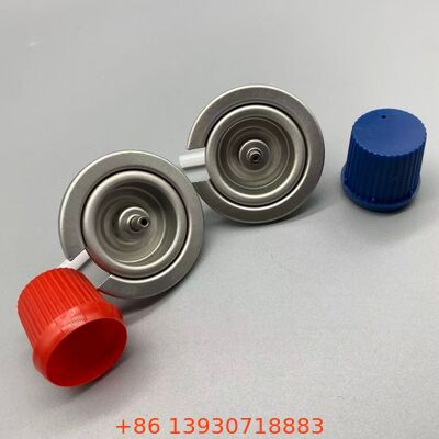 Valve à gaz de butane d'étain de 1 pouce à l'épreuve des fuites avec couvercle de protection pour les cartouches de gaz portables