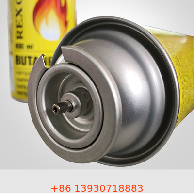 Bidon portatif de gaz de butane de fer-blanc de 65mm pour le fourneau de gaz de BBQ