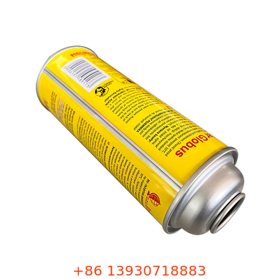 Recharge d'impression CMJN Petite cartouche de gaz butane 220g avec soupape