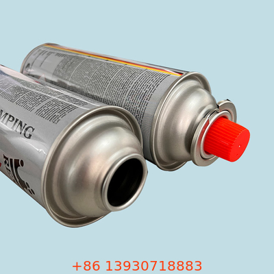 soupape commerciale adaptée aux besoins du client de cuisinière à gaz de cassette de couverture rouge de soupape de gaz de butane