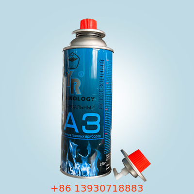 Soupape de gaz de Cassette de soupape de gaz de Propane Butane Convertible Durable pour le chauffage de pêche sur glace