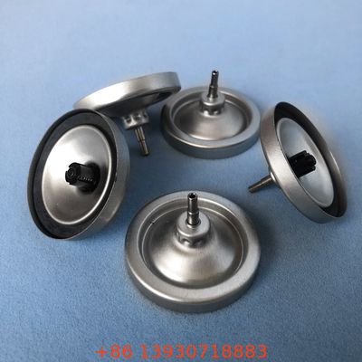 Soupape de remplissage d'allumeur de gaz de fer-blanc d'anti fuite 40mm avec la tige en métal