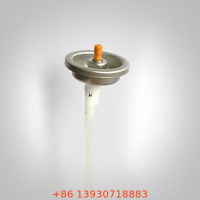 Tige orange fer-blanc de soupape de jet d'aérosol de 360 ​​degrés pour des bidons automatiques de soin