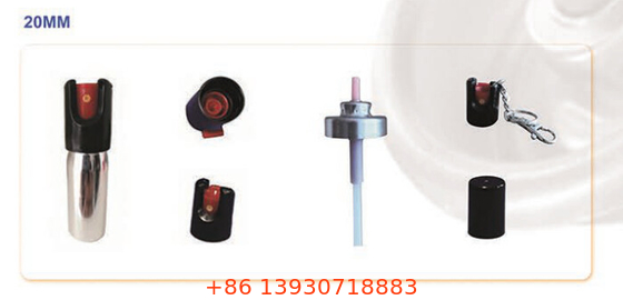 soupape de pulvérisation d'aérosol au poivre Personal Defense 20mm avec actionneur