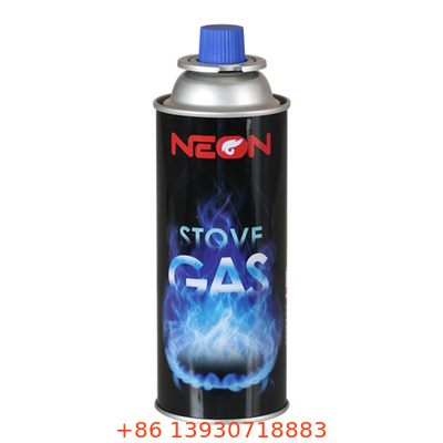 Diamètre droit vide de bidon en métal de bidon de gaz de butane de camping de mur droit 65mm