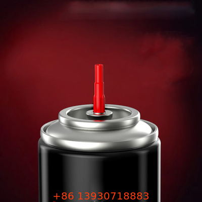 soupape de suffisance faite sur commande de chalumeau de butane de logo avec la tasse de support de fer-blanc d'adaptateur