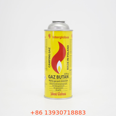 Réchaud à gaz portable 400 ml bidon petite bouteille de gaz butane 65 mm