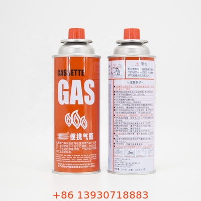 Cartouche de gaz butane d'ODM d'OEM pour le réchaud de camping anti-déflagrant