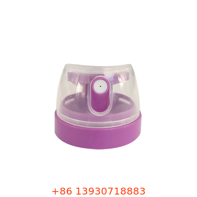 Bouchon de pulvérisation d'aérosol pourpre durable de 35 mm pour canette en aluminium