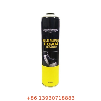 soupape de boîte d'aérosol en fer blanc laqué doré pour les boîtes de conserve de nettoyage de mousse de soins de voiture