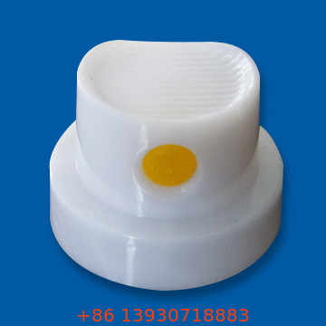 Orifice jaune de l'actionneur de peinture en aérosol en aérosol de fer-blanc d'insertion 0,46 mm