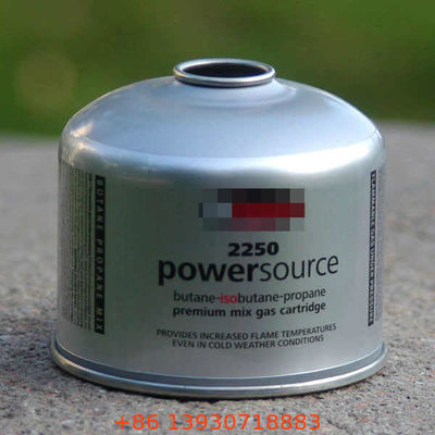 Bouteille de gaz au butane de taille de voyage pour camping-cars avec un design économe en espace et un stockage facile