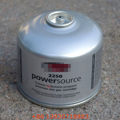 Bouteille de gaz au butane de taille de voyage pour camping-cars avec un design économe en espace et un stockage facile