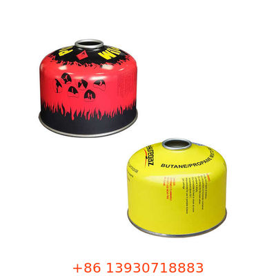 Bouteille de gaz au butane de taille de voyage pour camping-cars avec un design économe en espace et un stockage facile