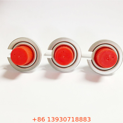 soupape portative de gaz de butane de couverture rouge pour camper non fuite