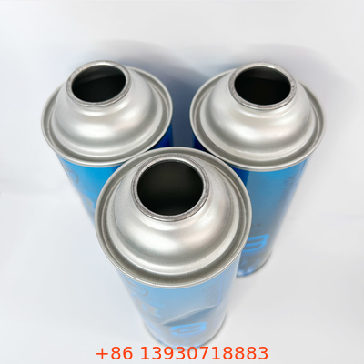 Réservoir de gaz à fermeture automatique de butane en métal avec la valve de décompression